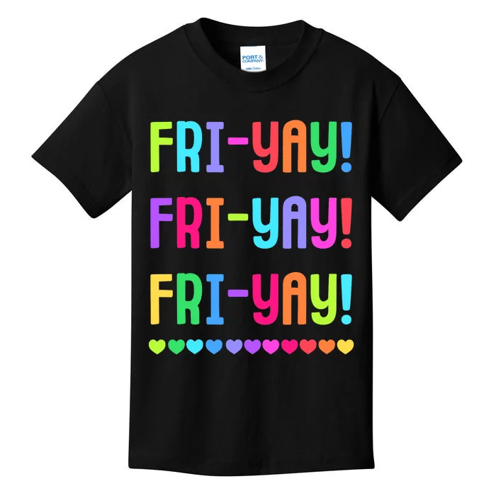 Friyay Teacher | Happy FriYay Friday Lovers Fun Teacher Kids T-Shirt