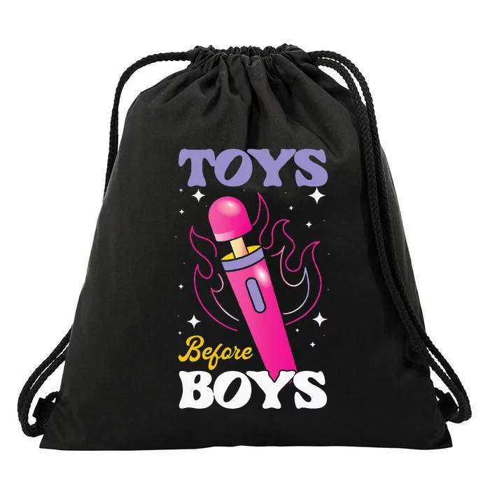 Funny Toy In Front Drawstring Bag