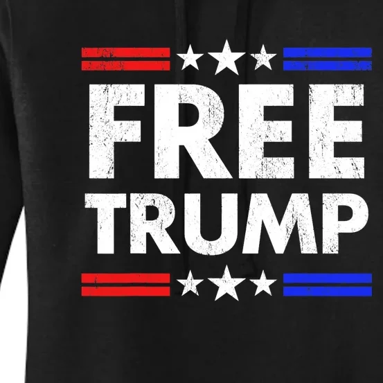 Free Trump Indictment Women's Pullover Hoodie