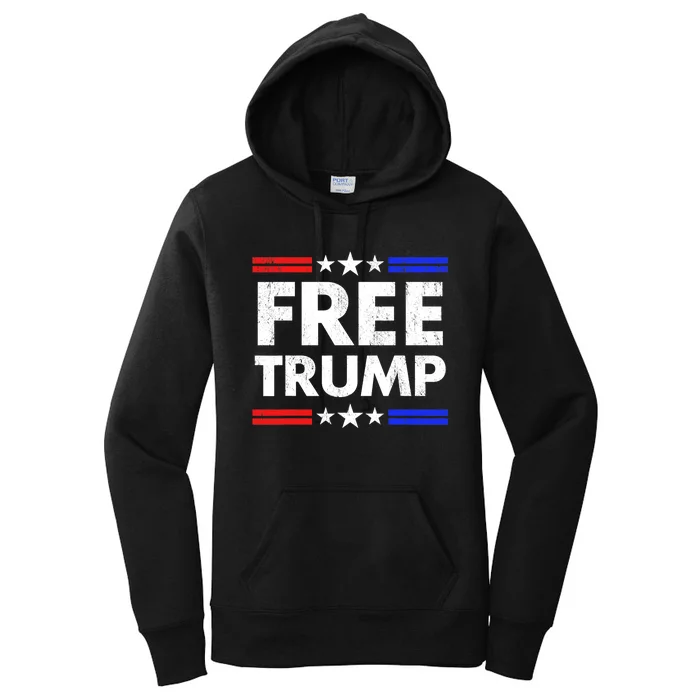 Free Trump Indictment Women's Pullover Hoodie