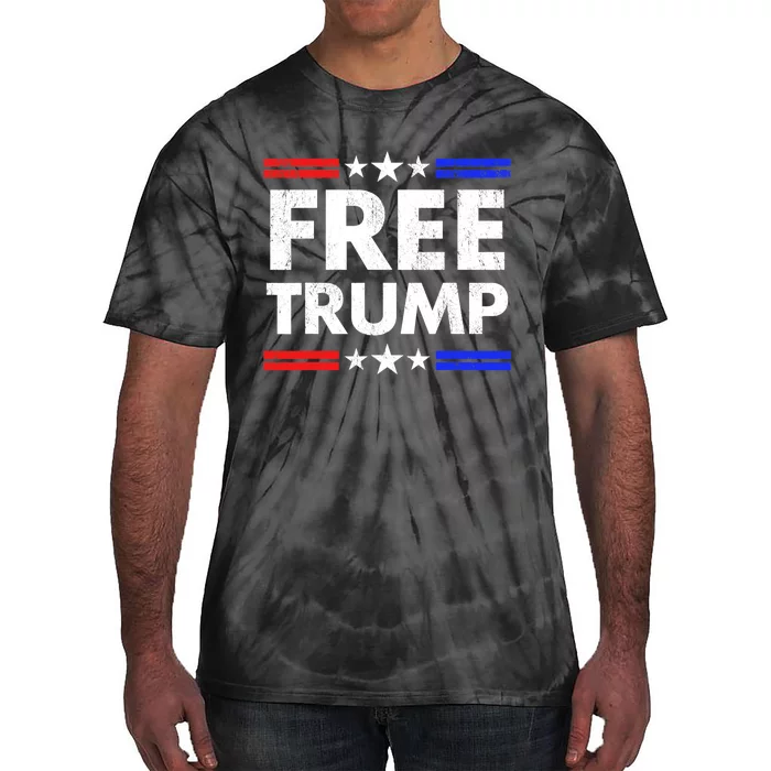 Free Trump Indictment Tie-Dye T-Shirt