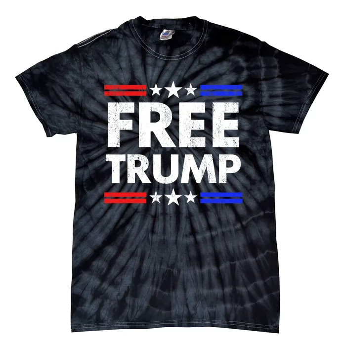 Free Trump Indictment Tie-Dye T-Shirt