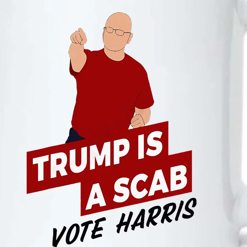 Funny Trump Is A Scab Vote Harris Uaw Election 2024 Black Color Changing Mug