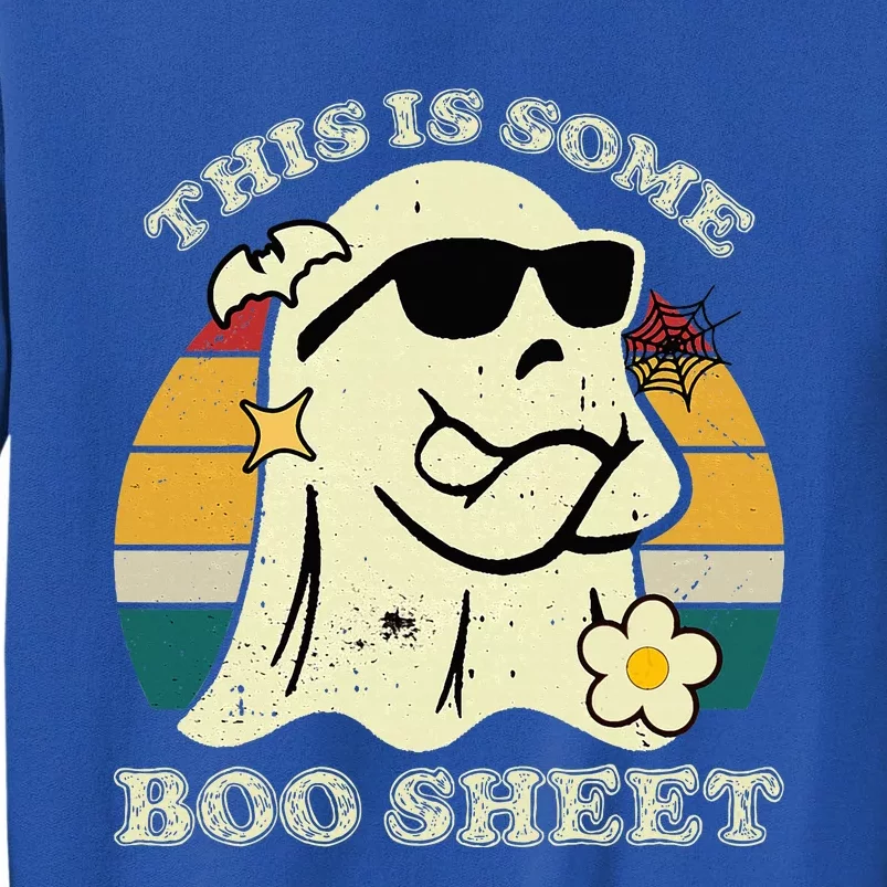 Funny This Is Some Boo Sheet Halloween Boo Ghost Costume Sweatshirt