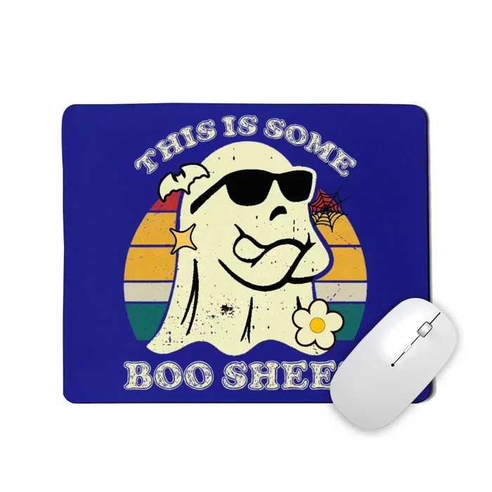 Funny This Is Some Boo Sheet Halloween Boo Ghost Costume Mousepad