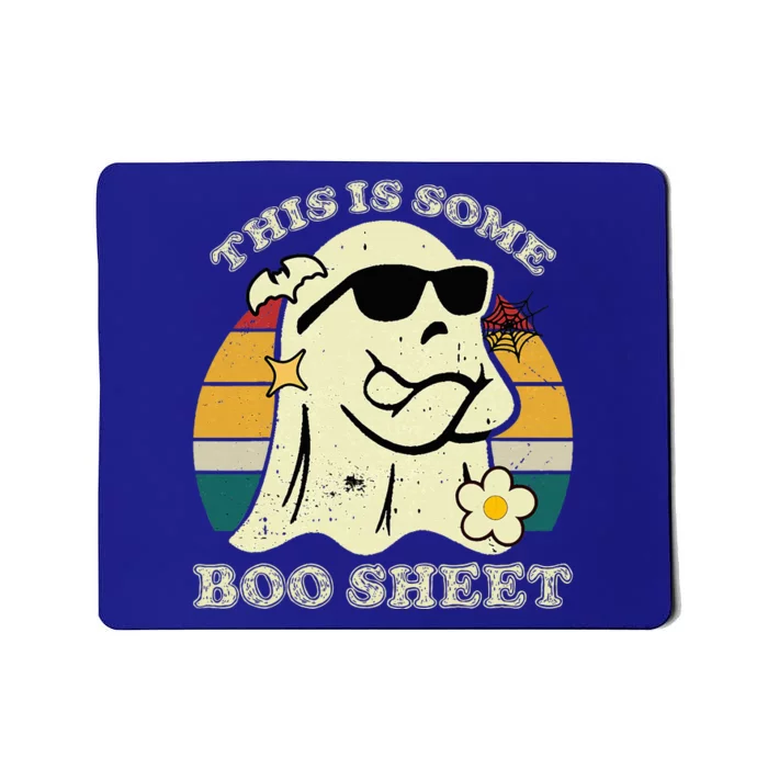 Funny This Is Some Boo Sheet Halloween Boo Ghost Costume Mousepad