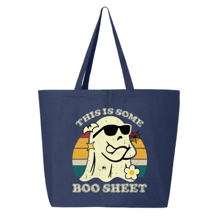 Funny This Is Some Boo Sheet Halloween Boo Ghost Costume 25L Jumbo Tote