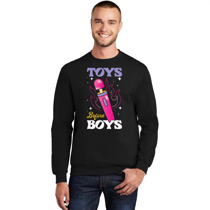 Funny Toy In Front Of Humour For Adults Tall Sweatshirt