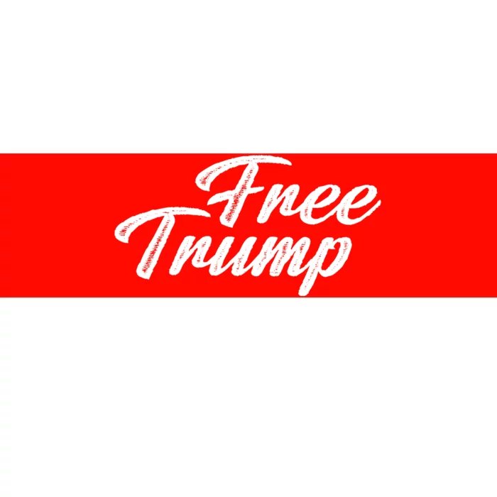 Free Trump Indictment Support Donald Trump Bumper Sticker