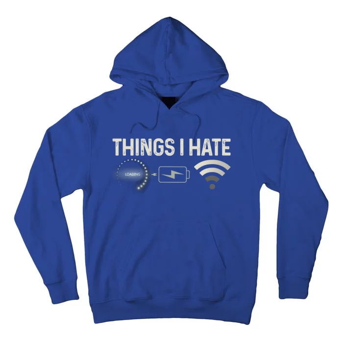 Funny Things I Hate Programmer Cool Gift Tall Hoodie