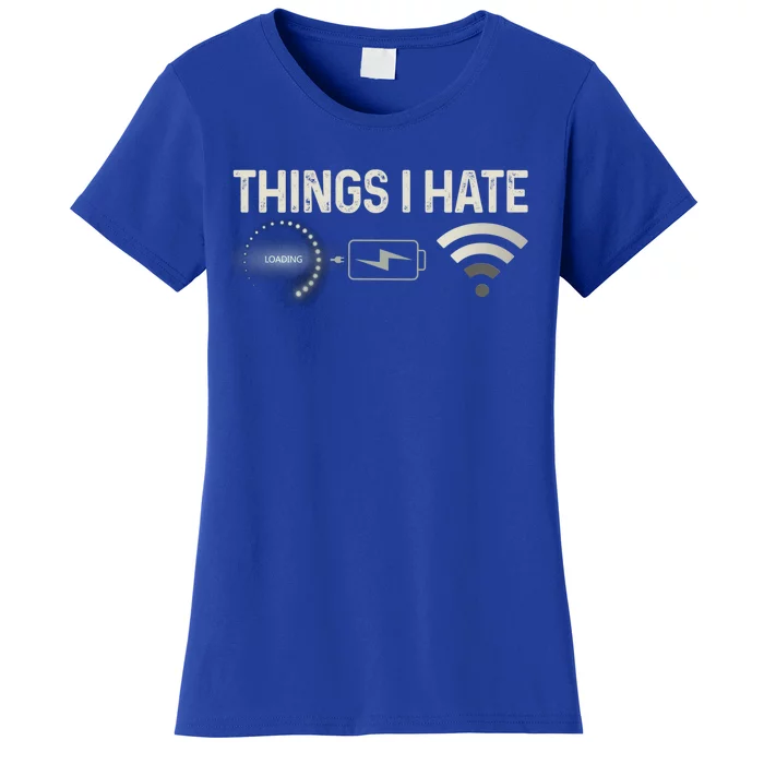 Funny Things I Hate Programmer Cool Gift Women's T-Shirt