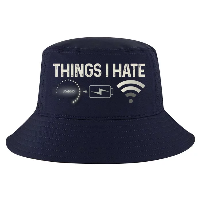 Funny Things I Hate Programmer Cool Gift Cool Comfort Performance Bucket Hat