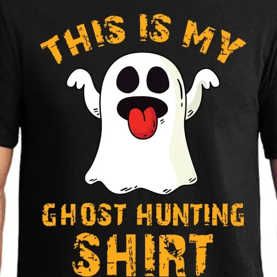 Funny This Is My Ghost Hunting Halloween Ghost Hunter Pajama Set