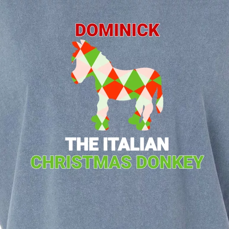 Funny The Italian Christmas Donkey Dominick The Donkey Gift Garment-Dyed Women's Muscle Tee