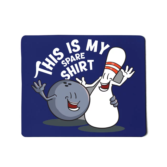 Funny This Is My Spare Bowling Game Gift For Men Women Mousepad