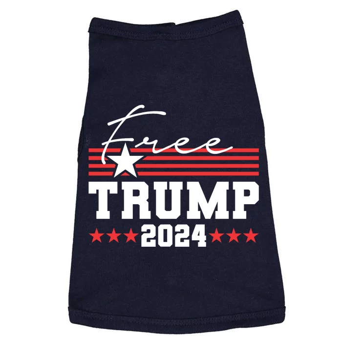 Free Trump Indictment Support Donald Trump 2024 Doggie Tank