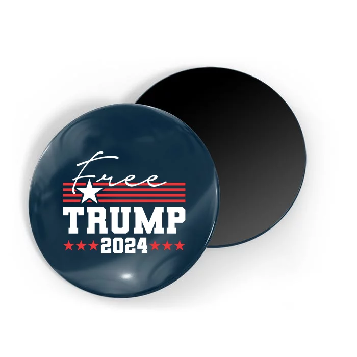 Free Trump Indictment Support Donald Trump 2024 Magnet