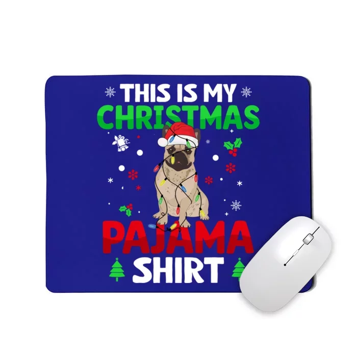 Funny This Is My Christmas French Bulldog Pajama Gift Xmas Cool Gift Mousepad