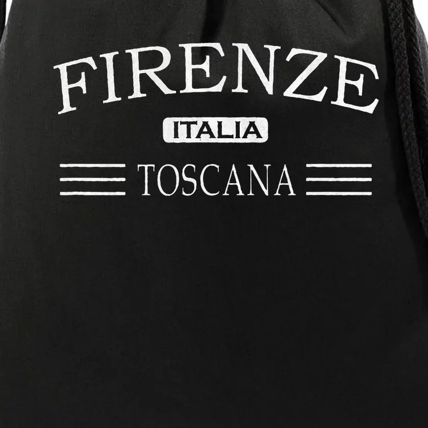 Firenze Toscana Italia Florence Tuscany Italy Drawstring Bag