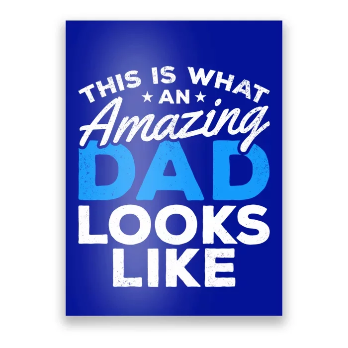 Funny This Is What An Amazing Dad Father's Day Amazing Dad Gift Poster