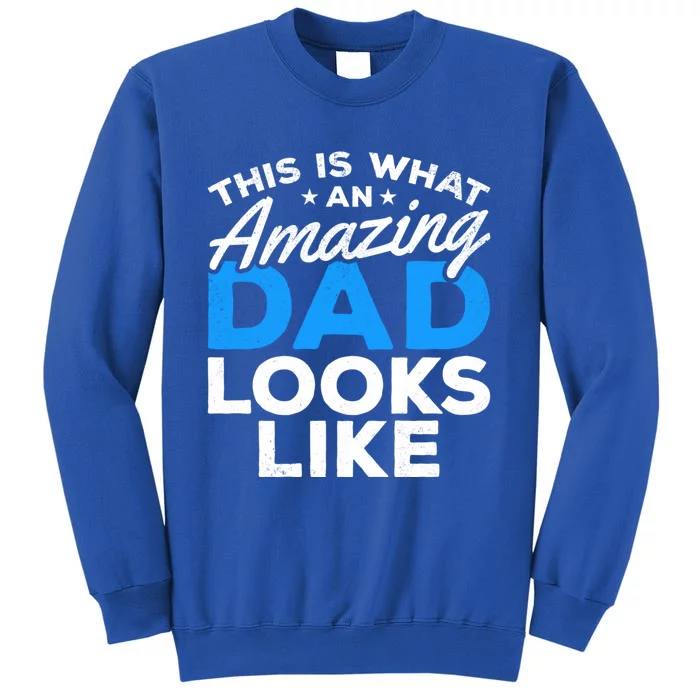 Funny This Is What An Amazing Dad Father's Day Amazing Dad Gift Tall Sweatshirt