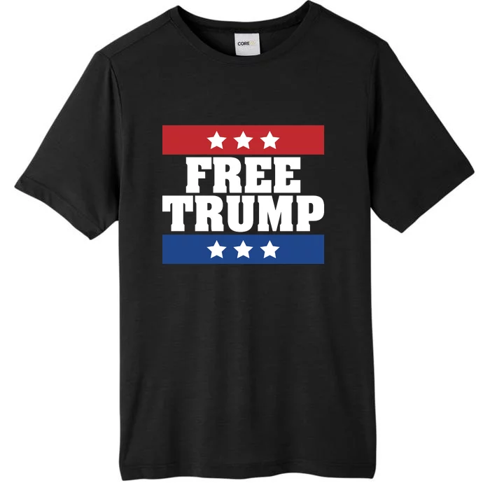 Free Trump Indictment Support Donald Trump ChromaSoft Performance T-Shirt