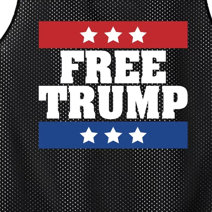 Free Trump Indictment Support Donald Trump Mesh Reversible Basketball Jersey Tank