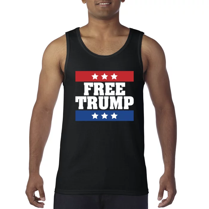 Free Trump Indictment Support Donald Trump Tank Top