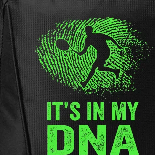 Funny Tennis It's In My DNA Fingerprint City Backpack