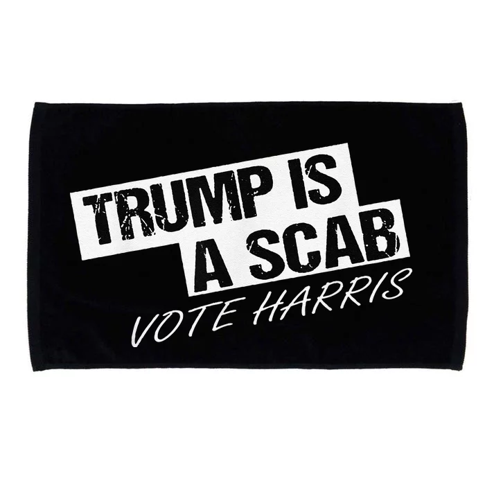 Funny Trump Is A Scab Microfiber Hand Towel