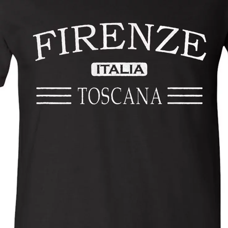 Firenze Toscana Italia Florence Tuscany Italy V-Neck T-Shirt