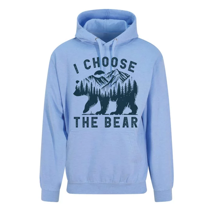 Funny Trending I Choose The Bear 2024 Bear In The Camp Unisex Surf Hoodie