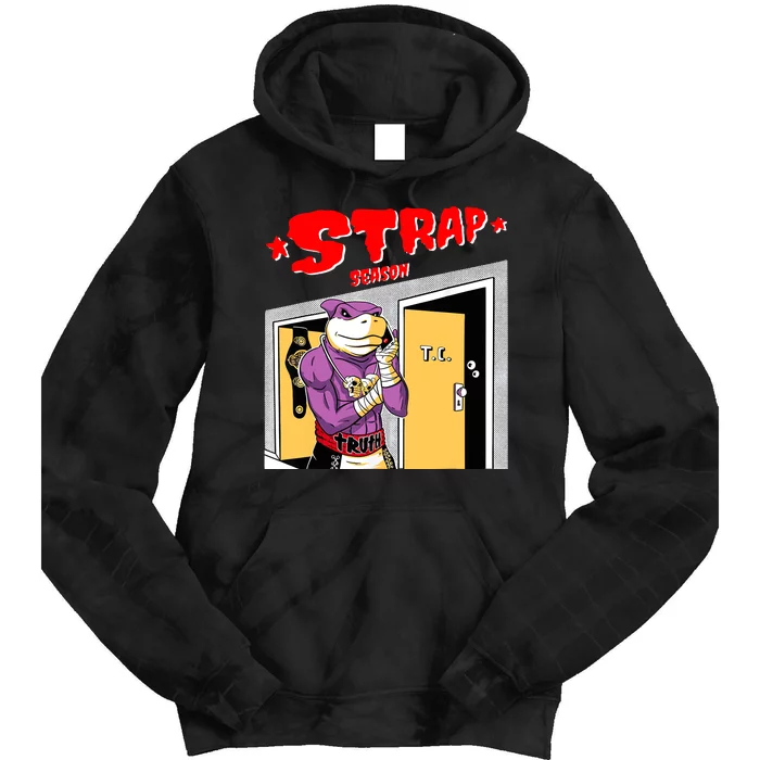 Funny This Is Strap Season Spence Vintage Boxing Tie Dye Hoodie