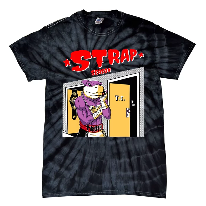 Funny This Is Strap Season Spence Vintage Boxing Tie-Dye T-Shirt