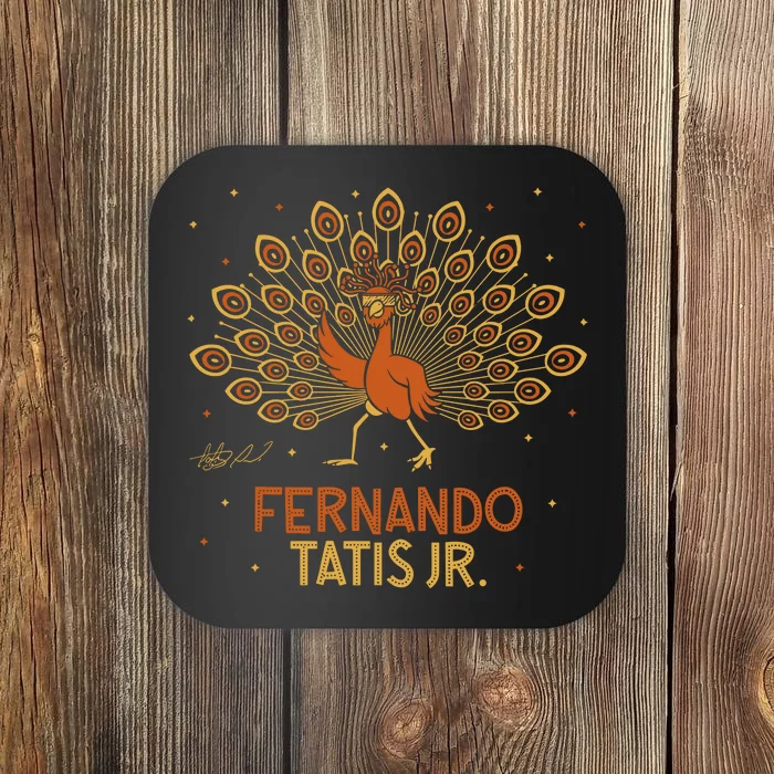 Fernando Tatis Jr. Dancing Peacock Coaster