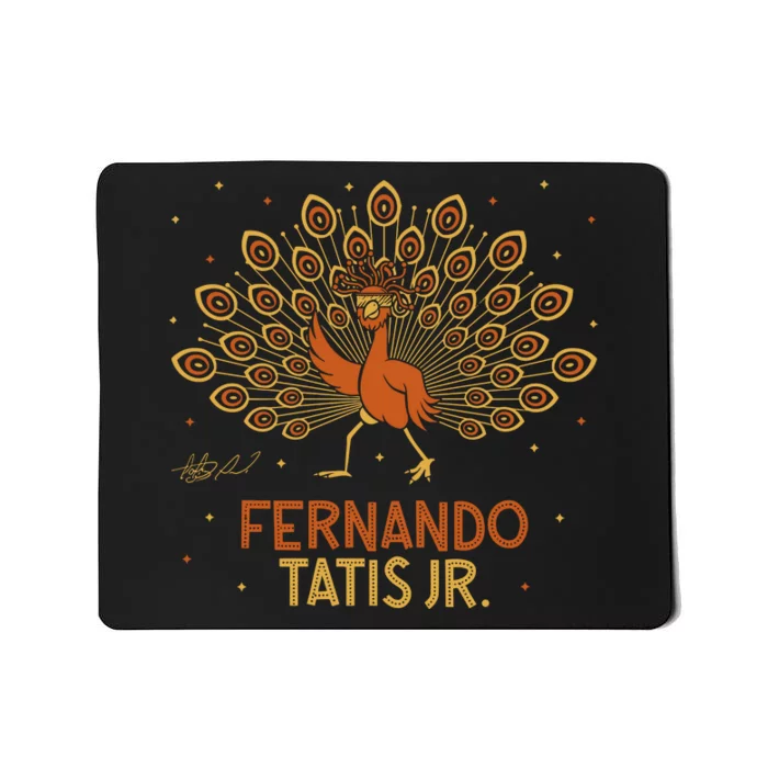 Fernando Tatis Jr. Dancing Peacock Mousepad