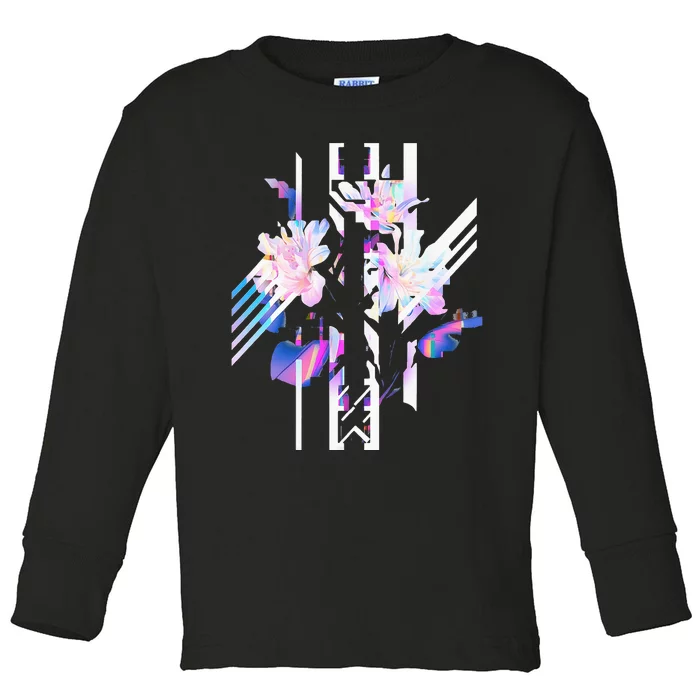 Futuristic Techwear Japanese Harajuku Streetwear Toddler Long Sleeve Shirt