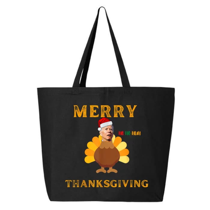 Funny Thanksgiving Joe Biden Merry Thanksgiving Confused 25L Jumbo Tote