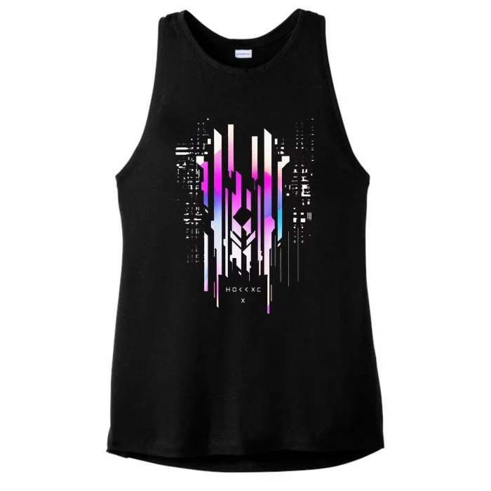 Futuristic Techwear Japanese Harajuku Streetwear Ladies Tri-Blend Wicking Tank