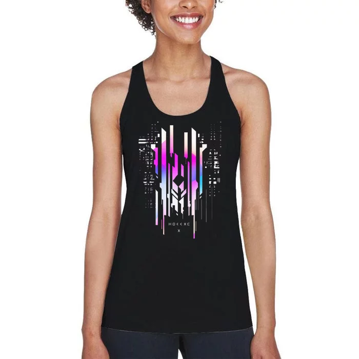 Futuristic Techwear Japanese Harajuku Streetwear Women's Racerback Tank