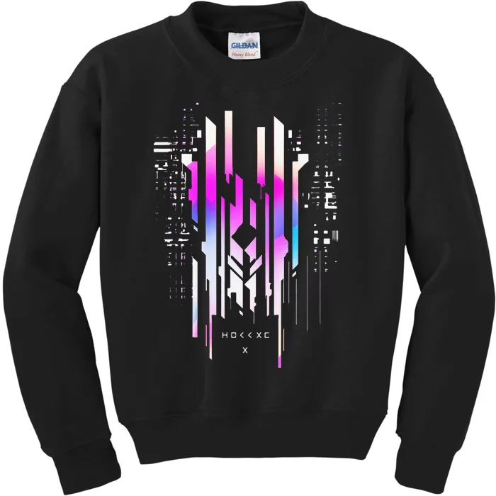 Futuristic Techwear Japanese Harajuku Streetwear Kids Sweatshirt