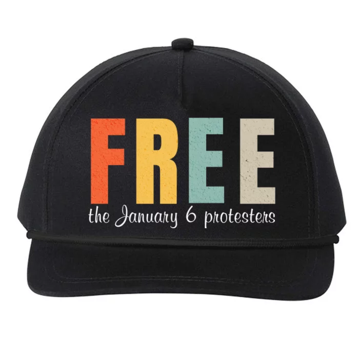 Free The January 6 Protesters Snapback Five-Panel Rope Hat