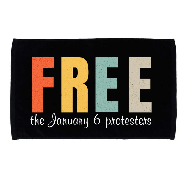 Free The January 6 Protesters Microfiber Hand Towel