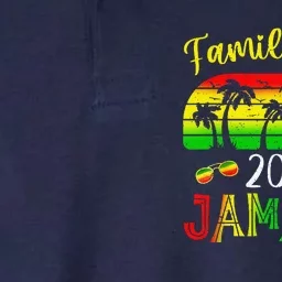 Family Trip Jamaica 2024 Summer Vacation Beach Matching Softstyle Adult Sport Polo