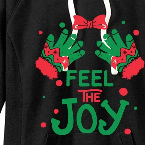 Feel The Joy Gift 'S Version! Christmas Gift Women's Fleece Hoodie