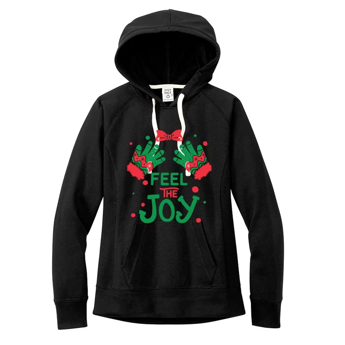 Feel The Joy Gift 'S Version! Christmas Gift Women's Fleece Hoodie