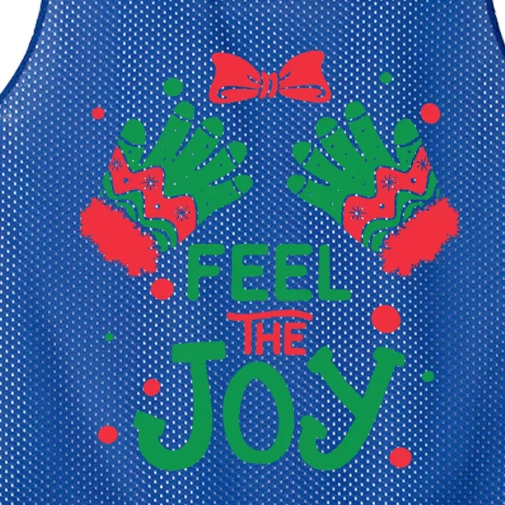 Feel The Joy Gift 'S Version! Christmas Gift Mesh Reversible Basketball Jersey Tank