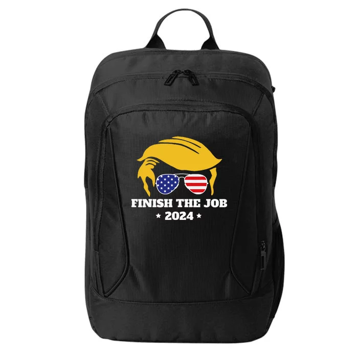 Finish The Job Conservative Right Wing 2024 Election Usa City Backpack