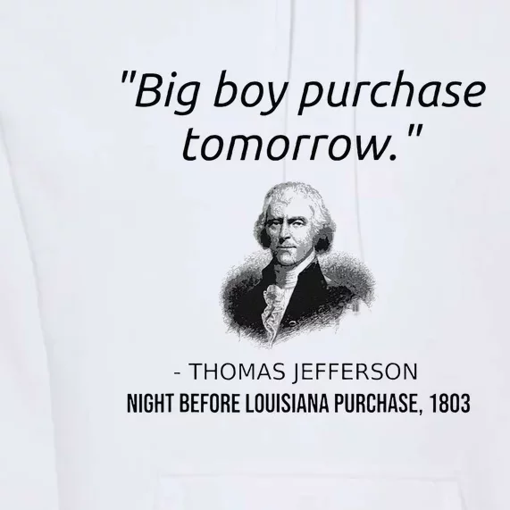 Funny Thomas Jefferson USA History Teacher Louisiana Premium Hoodie