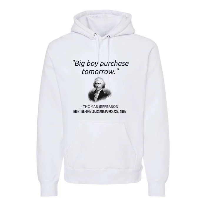 Funny Thomas Jefferson USA History Teacher Louisiana Premium Hoodie